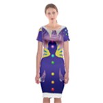Chakra Classic Short Sleeve Midi Dress