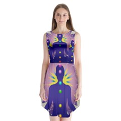Sleeveless Chiffon Dress   