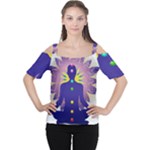 Chakra Cutout Shoulder Tee