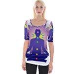 Chakra Wide Neckline Tee