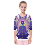 Chakra Kids  Quarter Sleeve Raglan Tee
