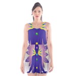 Chakra Scoop Neck Skater Dress