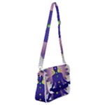 Chakra Design Shoulder Bag with Back Zipper
