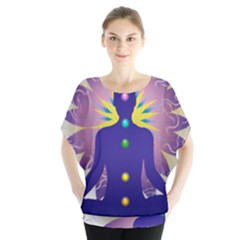 Batwing Chiffon Blouse 