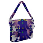 Chakra Design Buckle Messenger Bag