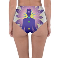 Reversible High-Waist Bikini Bottoms 