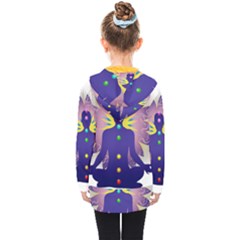 Kids  Double Breasted Button Coat 
