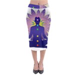 Chakra Midi Pencil Skirt
