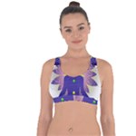 Chakra Cross String Back Sports Bra