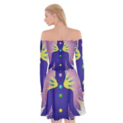 Off Shoulder Skater Dress 