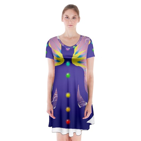 Chakra Short Sleeve V