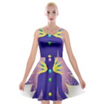 Chakra Velvet Skater Dress