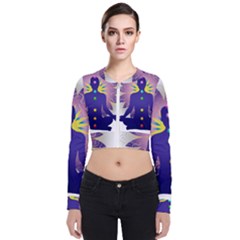 Long Sleeve Zip Up Bomber Jacket 