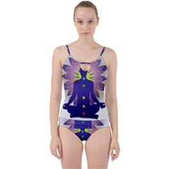 Cut Out Top Tankini Set 