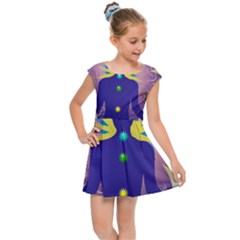 Kids  Cap Sleeve Dress 