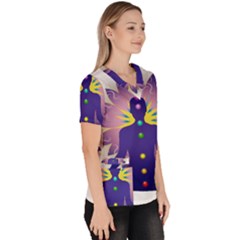Women s V-Neck Scrub Top 