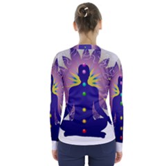 V-Neck Long Sleeve Top 