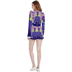Velvet Wrap Crop Top and Shorts Set 