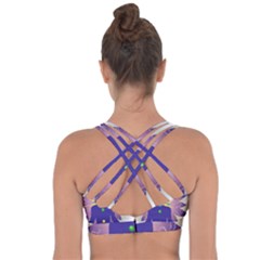 Cross String Back Sports Bra 