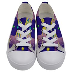 Kids  Low Top Canvas Sneakers 