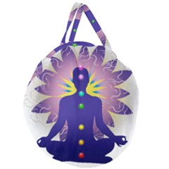 Giant Round Zipper Tote 