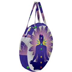 Giant Round Zipper Tote 