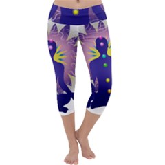 Capri Yoga Leggings Front Capri Yoga Leggings Front
