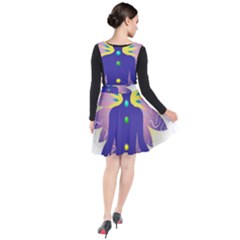 Plunge Pinafore Dress 