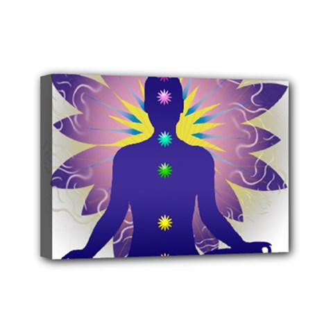 Chakra Mini Canvas 7  x 5  (Stretched) from ArtsNow.com