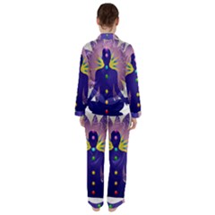 Women s Long Sleeve Satin Pajamas Set 