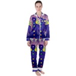 Chakra Satin Long Sleeve Pyjamas Set