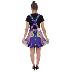 Velvet Suspender Skater Skirt 