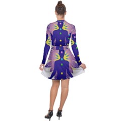 Long Sleeve Panel Dress 
