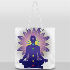 Full Print Rope Handle Tote (Large) 