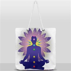 Full Print Rope Handle Tote (Large) 