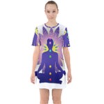 Chakra Sixties Short Sleeve Mini Dress