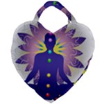 Chakra Giant Heart Shaped Tote