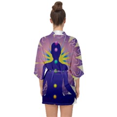 Half Sleeve Chiffon Kimono 