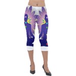 Chakra Lightweight Velour Capri Leggings 