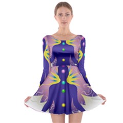 Long Sleeve Skater Dress 