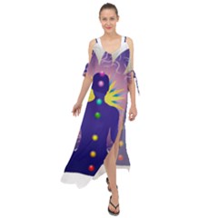 Maxi Chiffon Cover Up Dress 