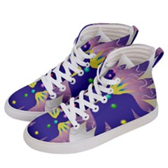 Women s Hi-Top Skate Sneakers 