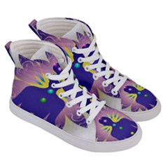 Women s Hi-Top Skate Sneakers 