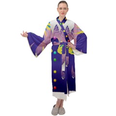 Maxi Velvet Kimono 