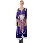 Chakra Button Up Boho Maxi Dress
