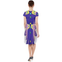 Cap Sleeve Midi Dress 