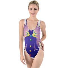 High Leg Strappy Swimsuit 