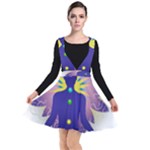 Chakra Plunge Pinafore Dress