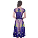 Cap Sleeve Wrap Front Dress 