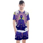 Chakra Men s Mesh Tee and Shorts Set